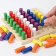 thumbnail image 3 of Varillas de Montessori, juguete educativo Borad, cálculo preescolar, palos de de números matemáticos, bloques de inserción para Sunnimix Inserción de palos, 3 of 8