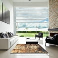 thumbnail image 7 of Ahgly Company Machine Washable Indoor Rectangle Abstract Sangria Brown Area Rugs, 8' x 10', 7 of 7