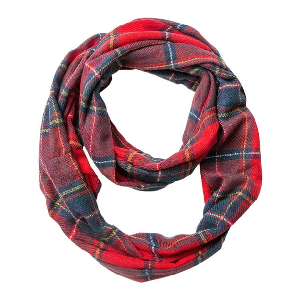 Bufanda suave de imitación de piel con bolsillo secreto con cremallera; bufanda de invierno cálida para el cuello