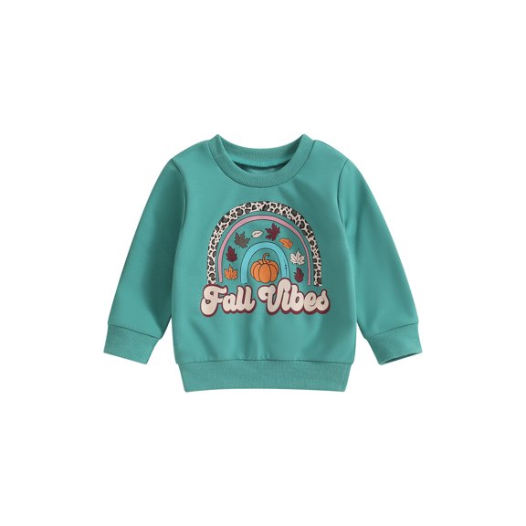 Toddler Baby Girl Boy Halloween Outfit Pumpkin Patch Crewneck Sweatshirt Pullover Sweater Fall Halloween Clothes