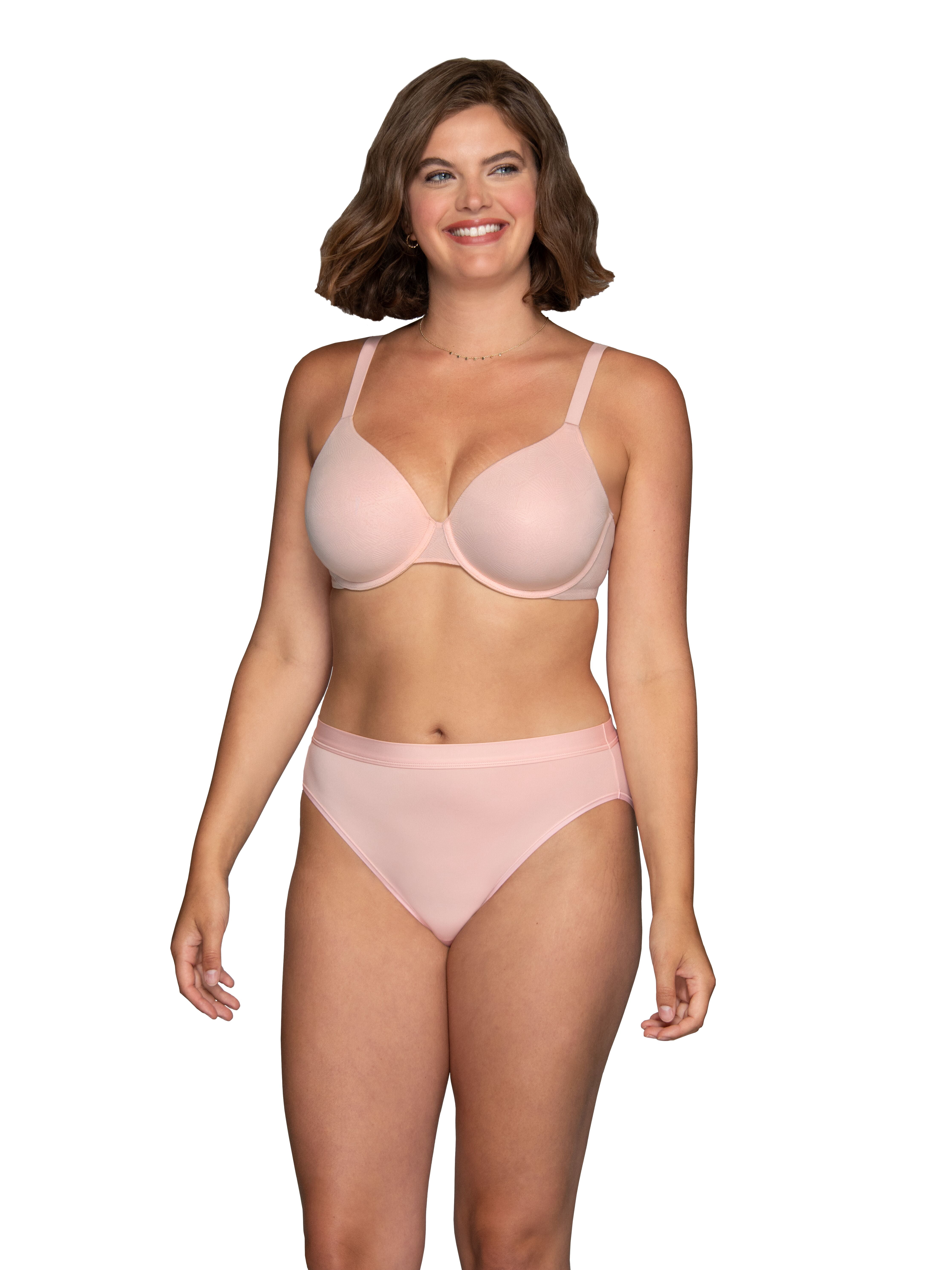 Vanity Fair Lingerie Women's Breathable Luxe Underwire Bra, Side Support, Lightweight Comfort, Style 75223