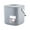 Gray, variant on YIEMEEN 2 Tiers Kitchen Compost Bin Compost Drainer Garbage Trash Bin Rubbish Container