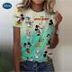 thumbnail image 1 of 2023 Summer Women's Tee Harajuku Disney Mickey Mouse Print T-Shirts Casual Blouses Everyday Pullovers Female T-Shirt StreetwearXXL Gao Jinjia LED, 1 of 2