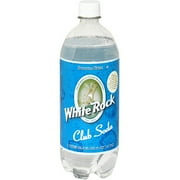 White Rock Club Soda, 33.8 oz. (Pack of 12)
