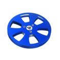 thumbnail image 1 of Matsuzay Piezas de desenrollador de carrete vacío de aleación de aluminio de 3 orificios plateados, accesorios de grabadora de cinta de Sistemas de cine en casa Azul, 1 of 6