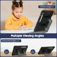 thumbnail image 6 of Fintie Case for Samsung Galaxy Tab S10 Lite/ S10 FE/ S9 FE 10.9 Inch/Tab S9 11 Inch, Fully-Body Rugged Heavy Duty Shockproof Protective Case with Kickstand & Shoulder Strap for Kids, Black, 6 of 11