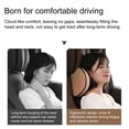 thumbnail image 7 of Walbest Car Seat Neck Pillow Comfortable Car Seat Pillow Memory Foam headrest Head Pillow Cushion Relieve Neck Pain & Muscle Tension Suitable for Car Seat & Office Chair (Black), 7 of 7