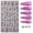 A, variant on Chanana Pink Flower Nail Art Stickers, Colorful Spring Daisy Nail Decals, 5D Embossed Self-Adhesive Design for Nail Art Floral Rose Flowers Transfer Sticker for Women Nail Decoration Supplies