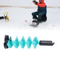 thumbnail image 1 of Ice Auger Bit, 8 Inch Carbide Nylon Ice Auger Drill Bit  For Deep Water Layer, 1 of 8