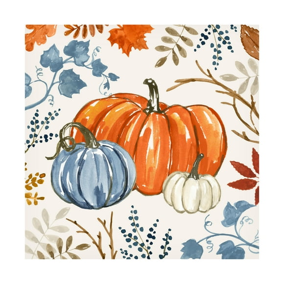 Victoria Barnes 'Autumn Pumpkin II' Canvas Art