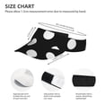 thumbnail image 3 of Balery Black and White Polka Dot Gorra deportiva con visera ajustable para mujer y hombre (talla única), 3 of 7