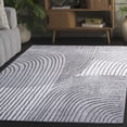 thumbnail image 2 of SAFAVIEH Maya Thalia Geometric Area Rug, Ivory/Grey, 6'7" x 6'7" Square, 2 of 11