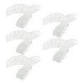 Dental Impressions Tray Disposable Perforated Transparent Plastic Teeth