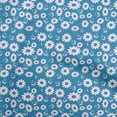 thumbnail image 1 of oneOone Viscose Jersey Blue Fabric Kids Floral Sewing Craft Projects Fabric Prints By Yard 60 Inch Wide, 1 of 4