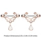 thumbnail image 4 of Guardurnaity Anillo de pezones falso de moda Joyas de pedante resistentes al desgaste cómodas y convenientes para vestirse de oro rosa Type3 NO3, 4 of 6