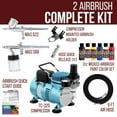 Professional Master G22, S68, E91 Airbrush Kit with Master Compressor