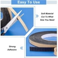 thumbnail image 4 of 1x1.1mm Single-Sided Adhesive EVA Seal High Density Foam Strip for Doors and Windows Insulation, 4 of 9