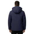 thumbnail image 2 of Wantdo Men's Big and Tall Coat Warm Winter Jacket Heavyweight Winter Parka Coat Navy 3XL, 2 of 9
