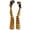 Yellow, variant on Strange Halloween Witch Legs Decoration, Wenini 38x10cm Prosthetic Leg Props Set of 2, Outdoor Indoor Yard Decoration for Halloween Party Garden Garage with Telescopic Pole, Yellow