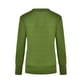 thumbnail image 4 of Qarigey Blusa con botones a presión para mujer, cárdigan con escote en V abierto en la parte delantera, ropa informal de Color sólido, Tops Prendas para la parte del cuerpo Pasto verde L, 4 of 6