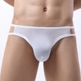 thumbnail image 5 of successthop Underwear Low Rise Brief Men Plus Size Comfortable Sport Lightweight Solid Confidence Underpant White L, 5 of 6