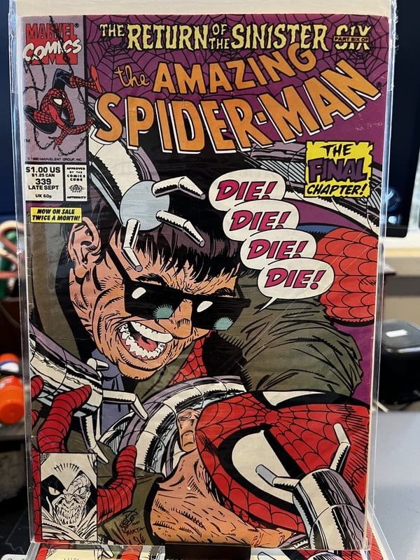 Amazing Spider-Man NM Erik Larsen Art #339