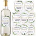 thumbnail image 1 of Printed Party Bridesmaid Proposal Wine Bottle Label Gift, Greenery, Set of 8, 1 of 4