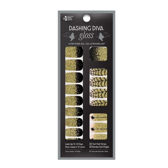 Dashing Diva Gloss Gel Nail Strips, Hocus Pocus, 32 Count