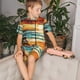 thumbnail image 4 of Balery Beach Umbrella Sunset Conjunto de Pijama Infantil de Manga Corta con Estampado – Ropa de Dormir de Algodón Suave-Large, 4 of 5