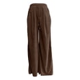 thumbnail image 7 of Women's Pants Fashion Casual Pants For Women Lazy Style High Waisted Casual Versatile Drape Wide Leg, 7 of 7