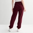 thumbnail image 2 of Juniors' SO® Foldover Fleece Jogger Pants Color: Cyclone Blue Size: LARGE, 2 of 4