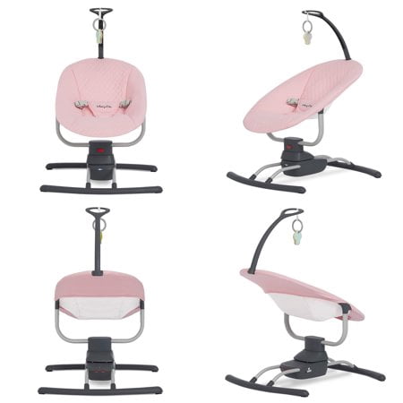 Dream On Me Comfort Me Swing with music and vibration, Dusty Pink