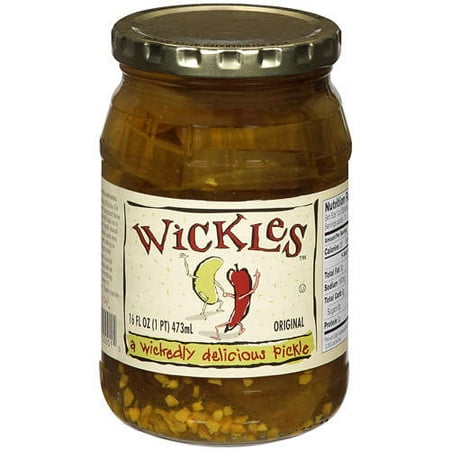 (2 Pack) Wickles Original Pickles, 16 fl oz