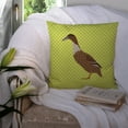 thumbnail image 3 of Carolines Treasures BB7687PW1414 Dutch Hook Bill Duck Green Fabric Decorative Pillow, 14 x 14 in., 3 of 4