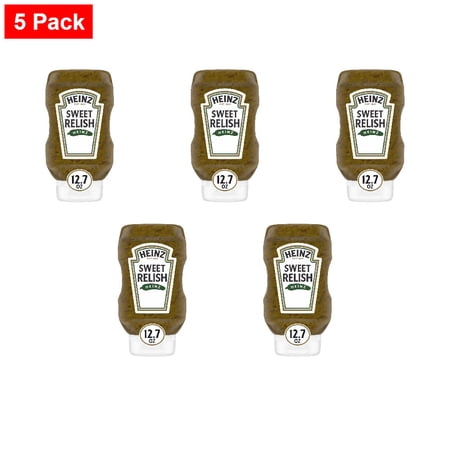 Heinz Sweet Relish, Bottle 12.7 fo - 5 Pack