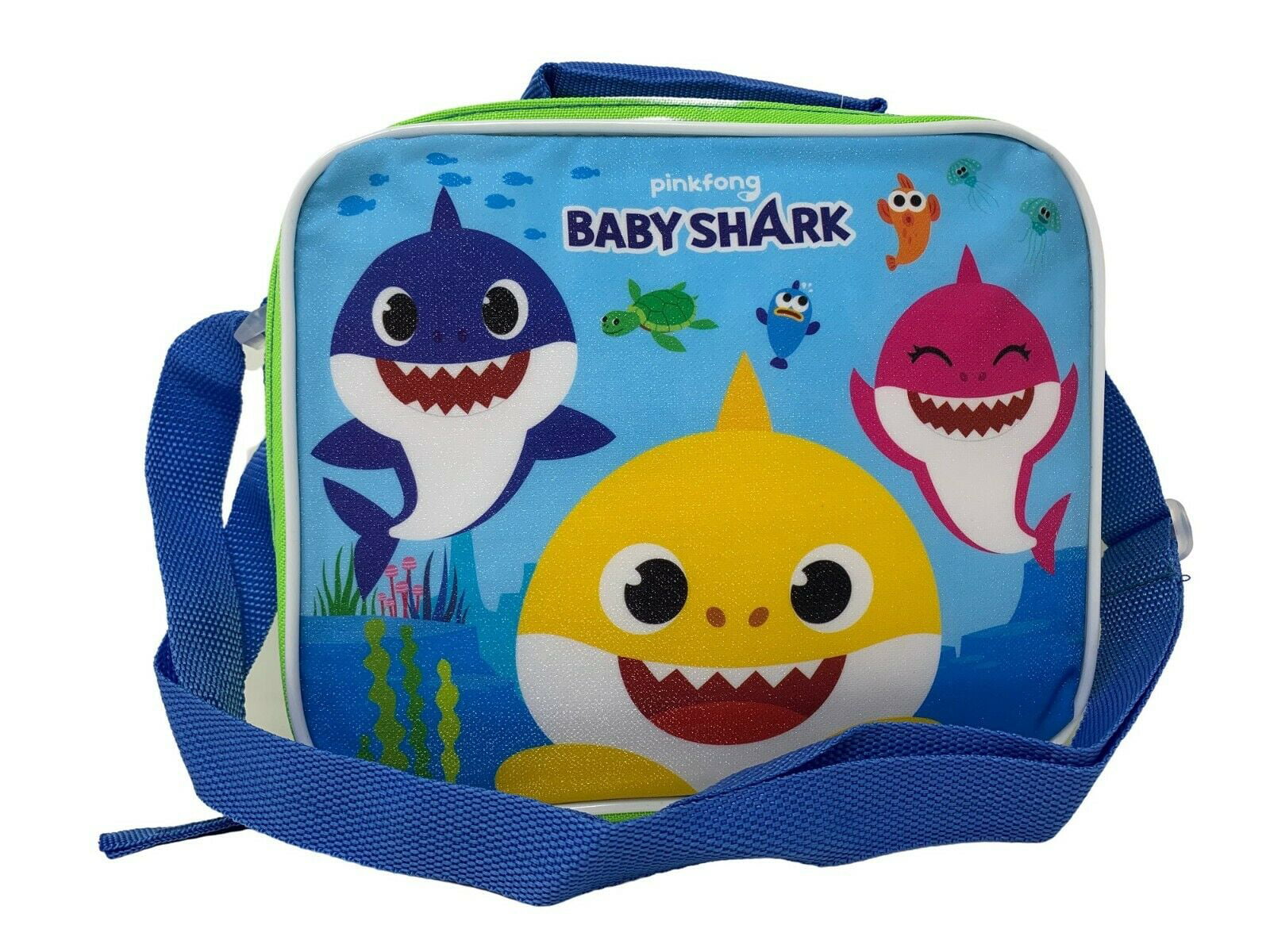 Details about   Pinkfong Baby Shark Toddler Sling Backpack One Strap Crossbody Bag Shoulder Bag 