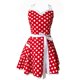 thumbnail image 1 of Mujer Niña Algodón Lunares Salón Cocina Vintage Delantal Vestido Afortunado Sencillez, 1 of 4