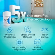 Degree Clinical Strength Antiperspirant Deodorant 96-Hour Sweat and Odor Protection Shower Clean Soft Solid 5x Types of Sweat, 1.6 oz