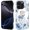 Blue Leopard, variant on Compatible with iPhone 13/iPhone 14 Case, Cherry Red Plaid Pattern Print Matte Phone Case Durable Fashion Funny Liquid Silicone Case Soft Anti-Scratch Shockproof Protective Cover