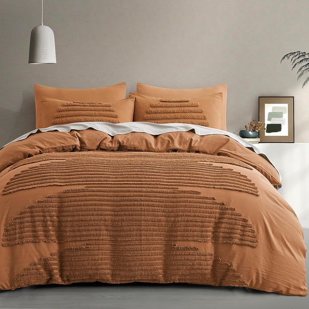 Juego de Funda Nórdica King, Ropa de Cama Boho para Hogares Modernos.