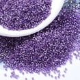 thumbnail image 4 of MIYUKI Delica Beads Cylinder Japanese Seed Beads 11/0 (DB2168) Duracoat Silver Lined Dyed Orchid 1.3x1.6mm Hole: 0.8mm about 2000pcs/10g Glass, 4 of 5