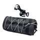 thumbnail image 1 of Bolsa para manillar de bicicleta, bolsa frontal para cuadro de bicicleta de montaña y carretera con correa para el hombro Negro Gris, 1 of 7