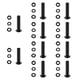 thumbnail image 4 of 10 Tornillos de Cabeza Redonda M6 de Acero Inoxidable, Tuercas Y Arandelas Resistentes de Alta Confiabilidad, Tornillos de Cabeza Zócalo para El Hogar, 4 of 7