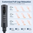thumbnail image 4 of CINCOM Leg Massager with Heat for Circulation, Foot and Calf Massager Heated Compression FSA/HSA Eligible, 4 of 9