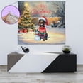 thumbnail image 4 of Merry Christmas Woofmas Xmas Noel German Shorthaired Pointer Santa Snowman Tapestry GSP Lover Dog Gift Wall Hanging Backdrop Home Decor - 13016, 4 of 5