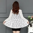 thumbnail image 2 of YM YOUMU Women Summer Floral Lace Cardigan Sheer Hollow out Beach Cover up Open Front Shawl, 2 of 4