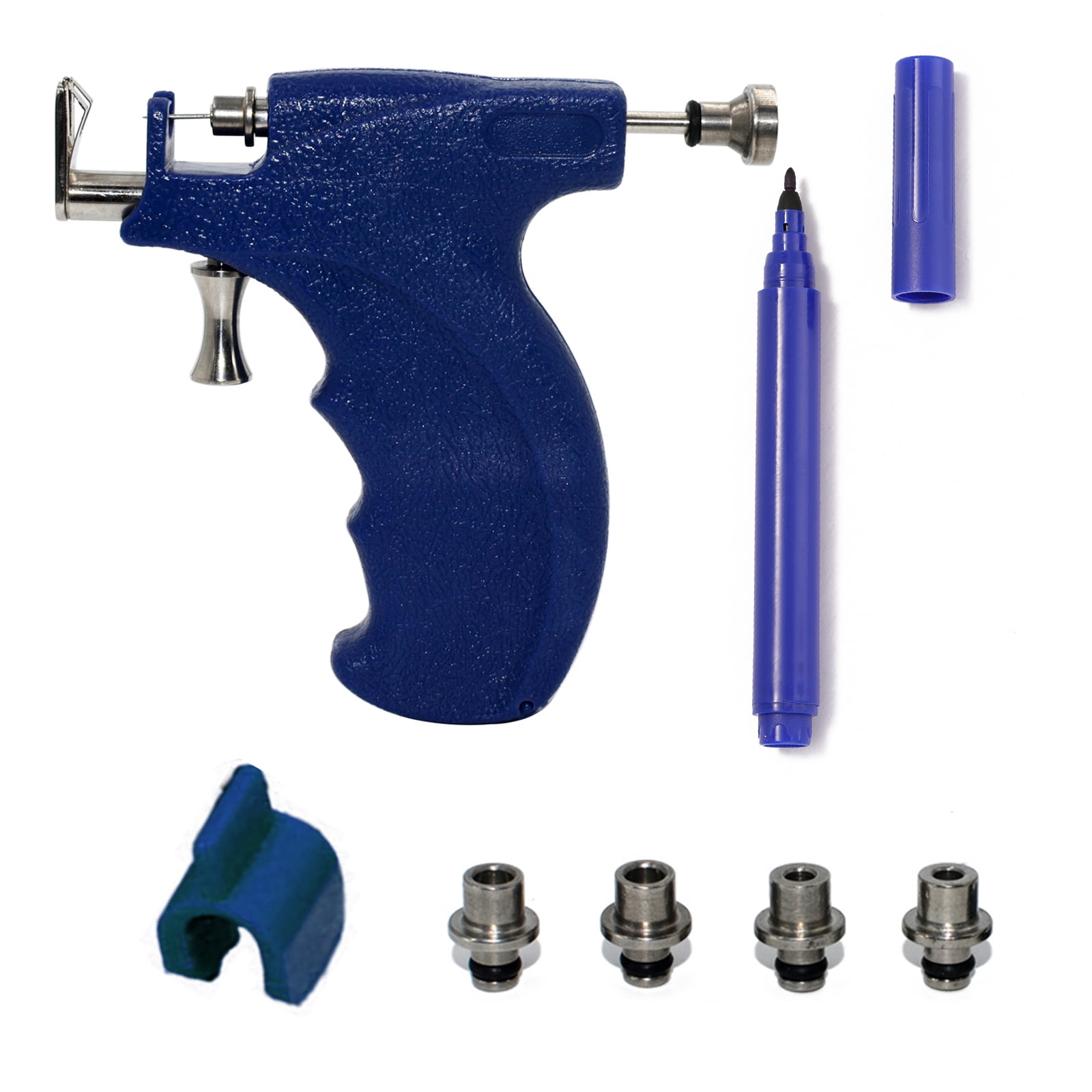 Professional Ear Stud Earring Piercing Tools Kit Stainless Steel