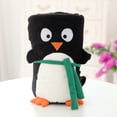thumbnail image 3 of Fiudx Manta Navideña de Pingüino, Diseño de Franela de Doble Cara, Suave y Acogedora, Ideal para Decorar Las Fiestas, Ideal para Regalo de Navidad, 99 X 89 Cm, Juego de 2, 3 of 6