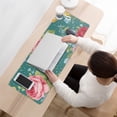 thumbnail image 3 of Long Mouse Pads for Desk,Pioneer Flower Floral Print Pattern Desk Mats on Top Of Desks, Desk Mouse Pad Extra Large with 3mm Non-Slip Base and Stitched Edge for Gaming,Office,Work,Home 31.5"x11.8", 3 of 6