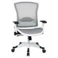 thumbnail image 1 of Scranton Chaise de Bureau & Co Managers avec Assise Rembourrée en Maille Blanche, 1 of 1